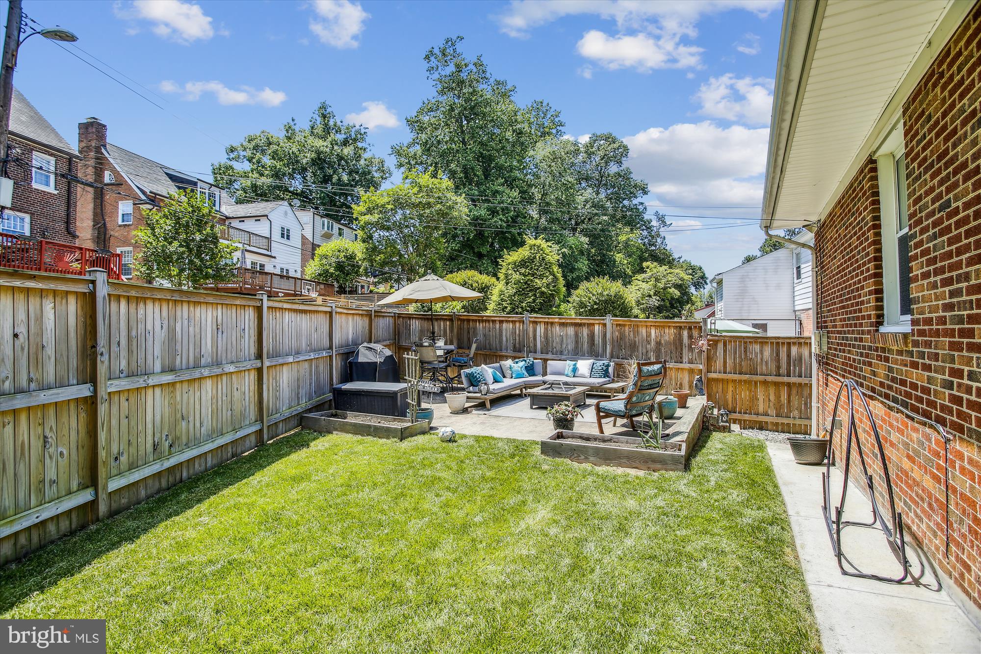 1330 Fernway Road Northwest Washington, DC 20012 - Photo 66 of 73 Rear Yard with Patio