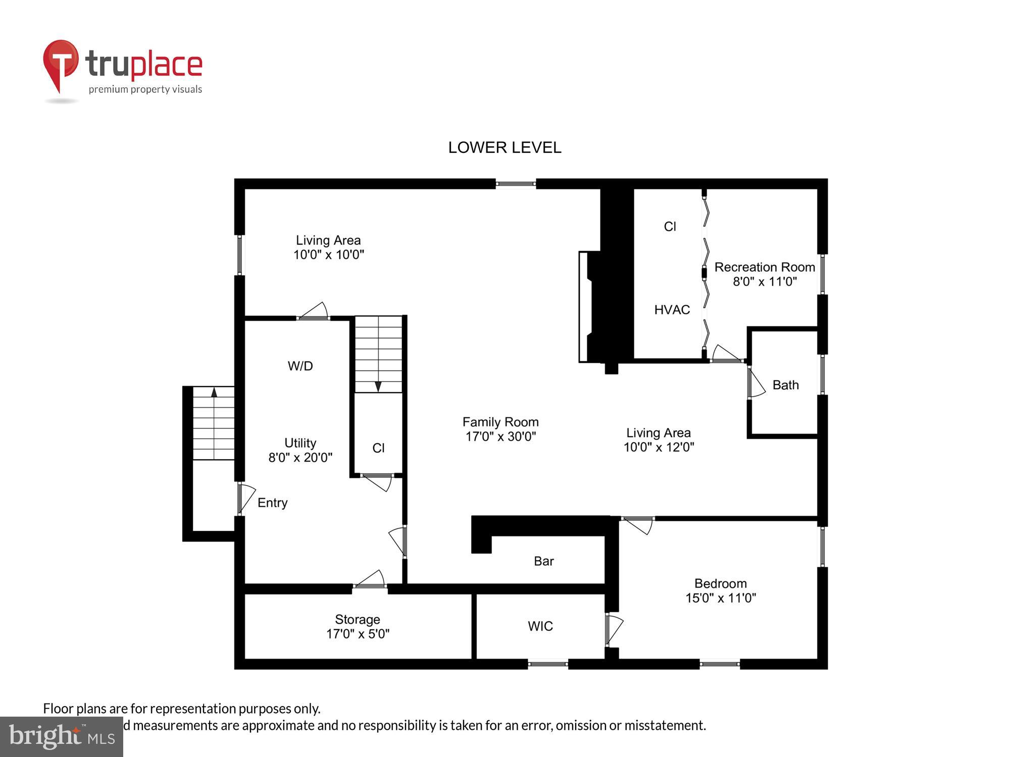 1330 Fernway Road Northwest Washington, DC 20012 - Photo 71 of 73 Floor Plan Lower Level