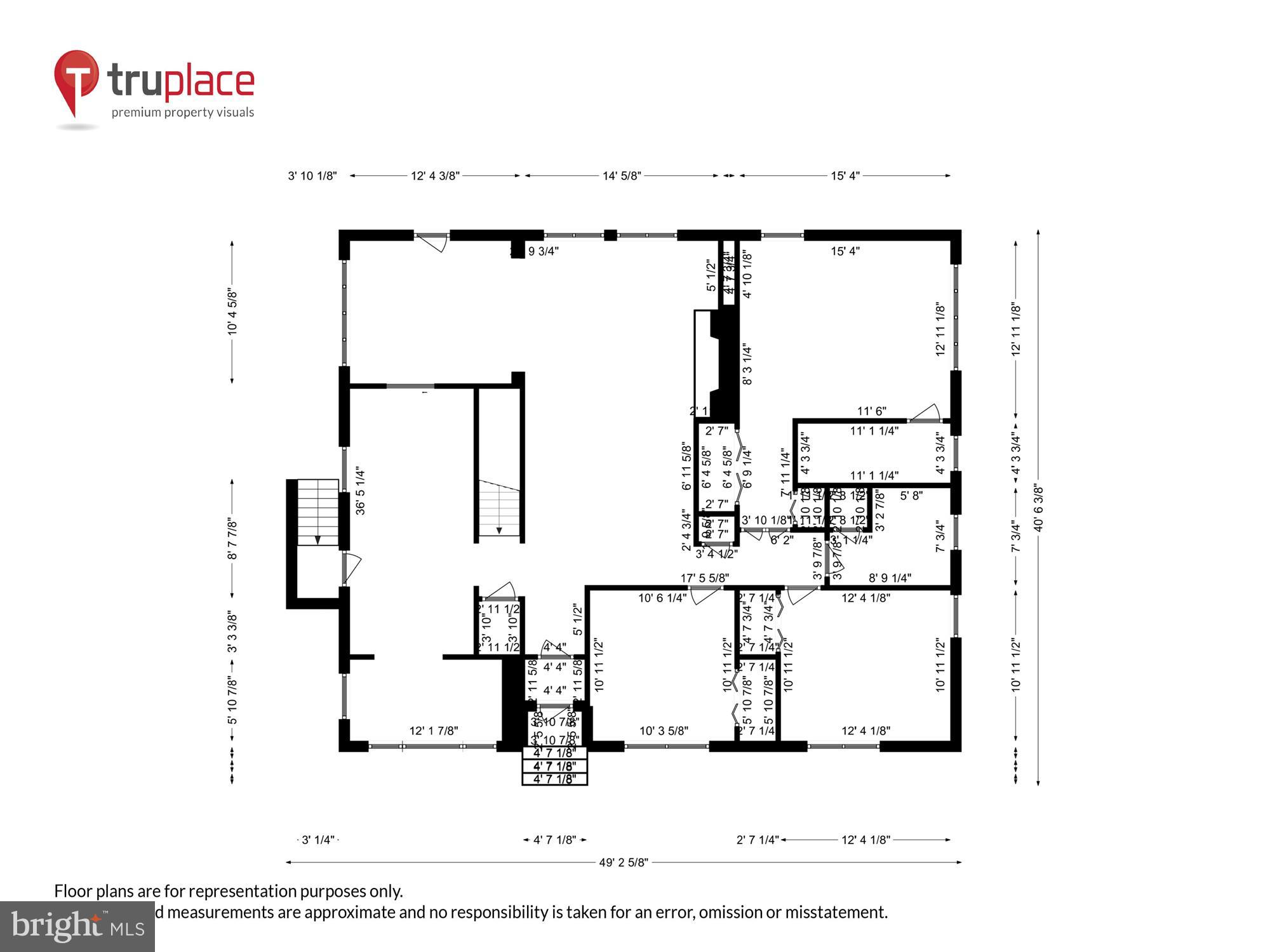 1330 Fernway Road Northwest Washington, DC 20012 - Photo 72 of 73 Main Level Measurement Approximated
