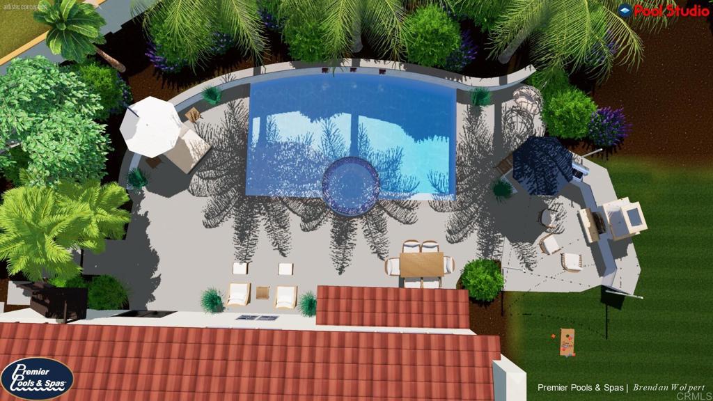 707 Olympus Street Encinitas, CA 92024 - Photo 19 of 47 an aerial view of a house