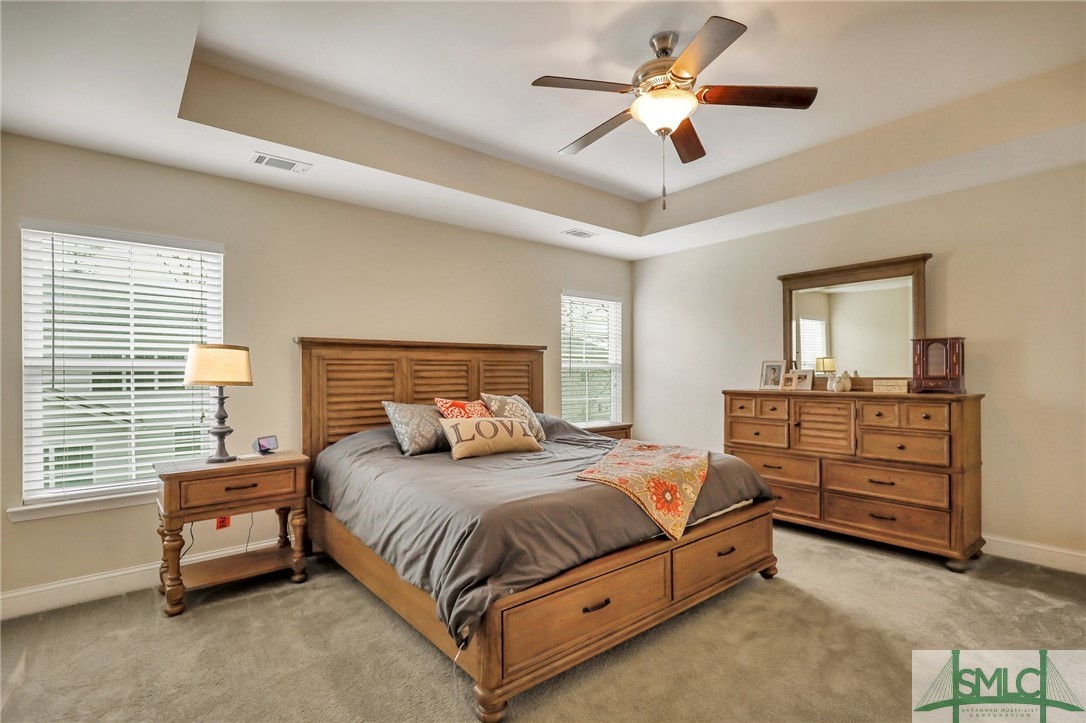 80 Smoke Rise Road Richmond Hill, GA 31324 - Photo 27 of 42 Master bedroom with trey ceiling