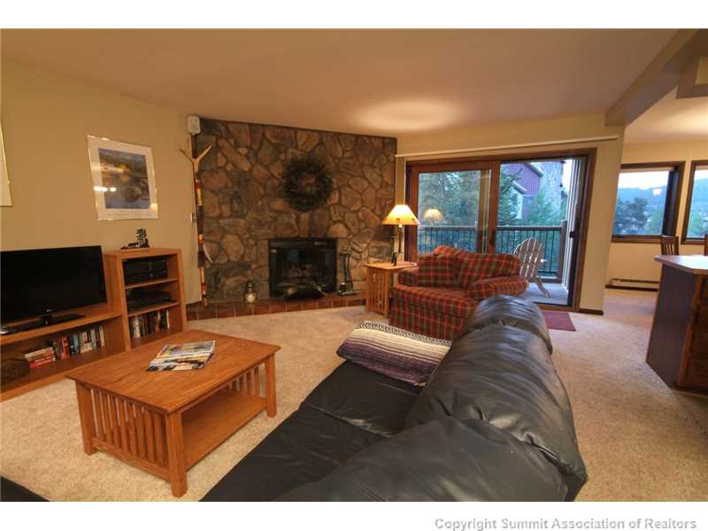 325 Four O'clock Road, Unit D202 Breckenridge, CO 80424 - Photo 1 of 10 Living Room.
