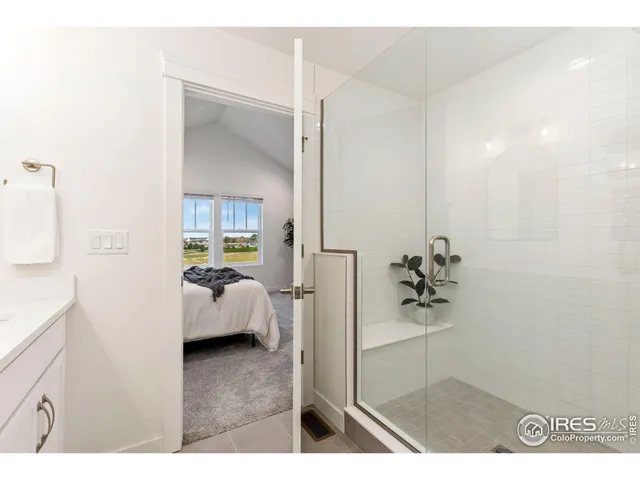 a view of living room and bedroom