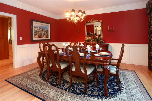 63 Sheffield Road Boxford, MA 01921 - Photo 9 of 30 a view of a dining room with furniture and wooden floor
