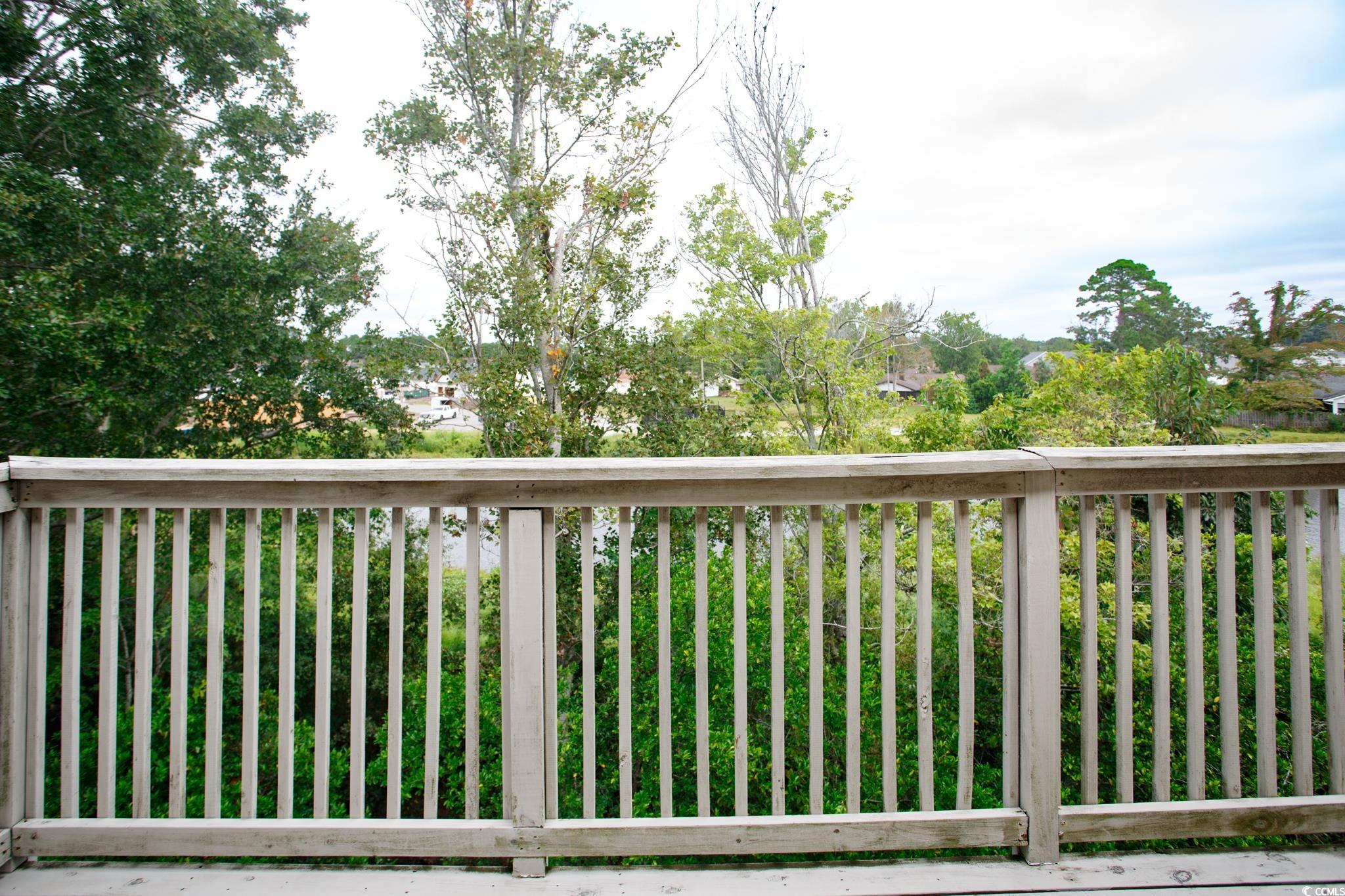 1356 Glenns Bay Road, Unit 201B Surfside Beach, SC 29575 - Photo 19 of 37 View of deck