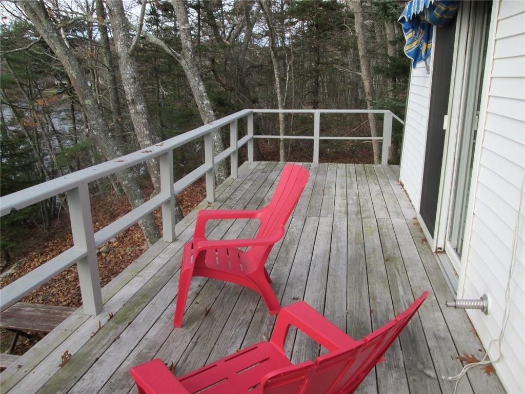 61 Barrows Road Boothbay Harbor, ME 04538 - Photo 14 of 35 apt. deck, nothing but woods to...