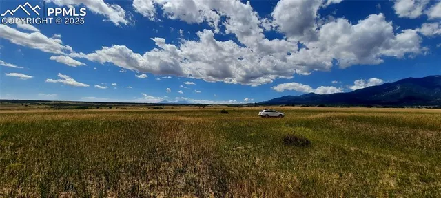 a view of an outdoor and sunset