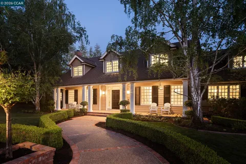 a house view with a garden space