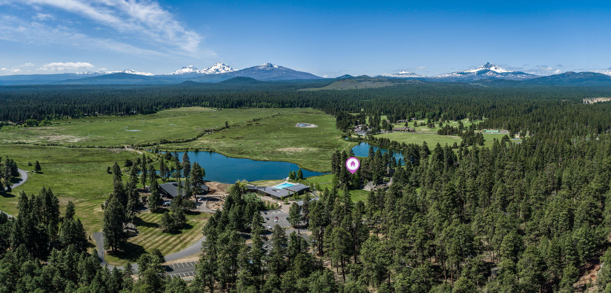 13701 Partridge Foot, Unit RR83 Black Butte Ranch, OR 97759 - Photo 3 of 40 View of Black Butte Ranch & Homesite marked.
