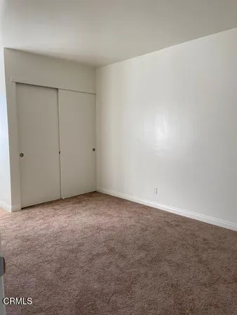 an empty room with an entryway
