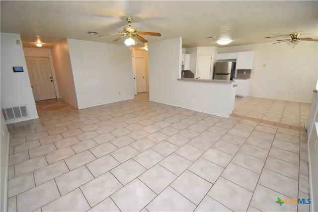 a view of a electric appliances in a kitchen