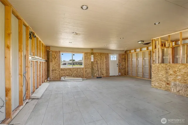a view of an entryway with staircase