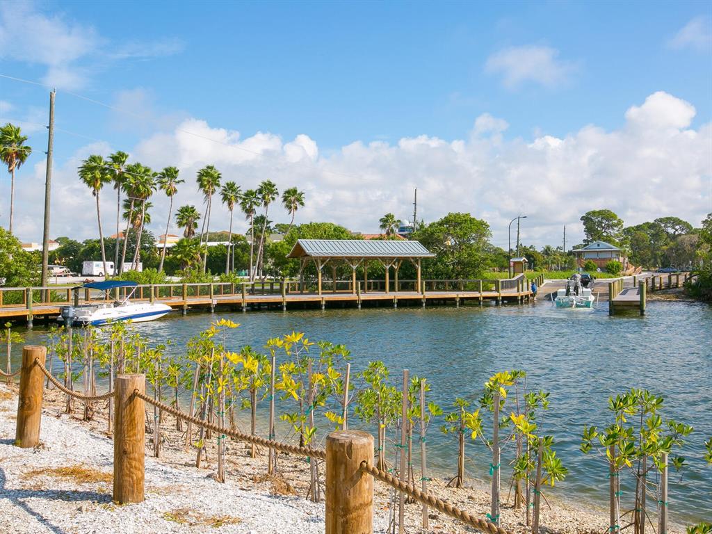 18 North Casey Key Road Osprey, FL 34229 - Photo 44 of 49 a view of a lake with a house