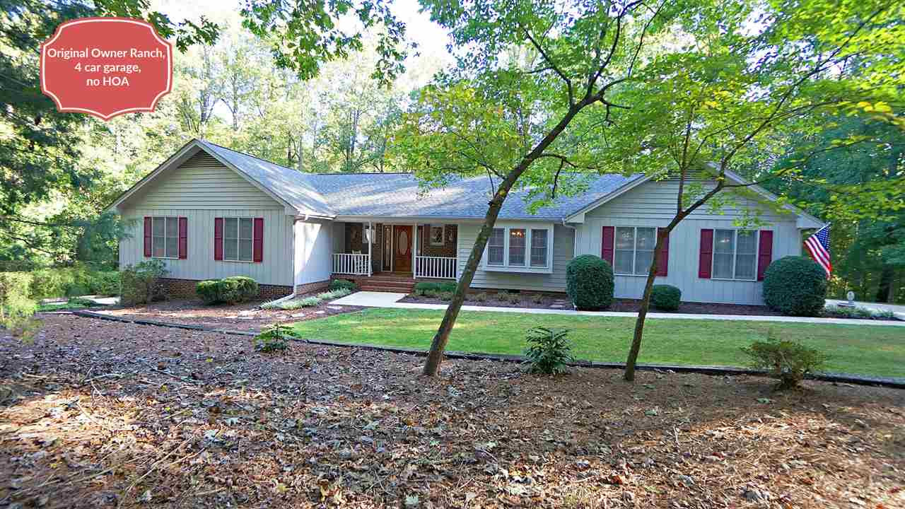 5113 Forest Creek Road Raleigh, NC 27606 - Photo 1 of 30 Beautiful private ranch. Main level living set back in natural area w/ tasteful landscaping Exterior Front