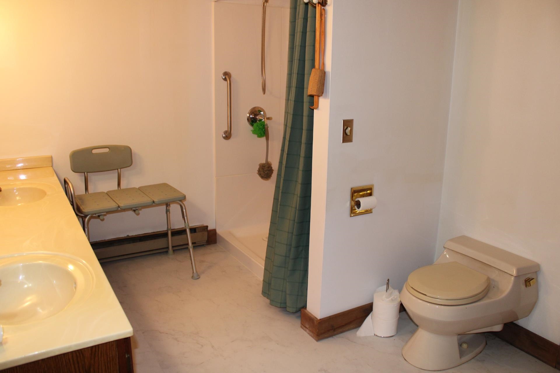 26131 Straw School Road Shannon, IL 61078 - Photo 23 of 34 a bathroom with a toilet a sink and a mirror