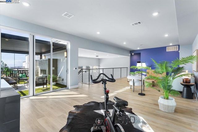 a view of city from balcony