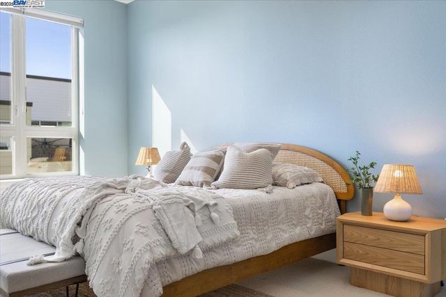 a city street lined with tall buildings