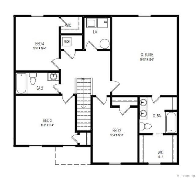 2002 2-Car - Floor Plan - BROCHURE - GRP1-ELEV A-2ND FLOOR PLAN.jpg
