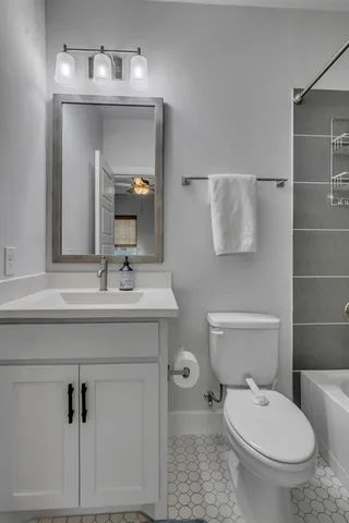 a view of livingroom with furniture and toys