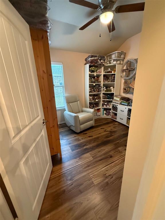120 Chalk Road Anna, TX 75409 - Photo 27 of 29 a view of a hallway with furniture and wooden floor