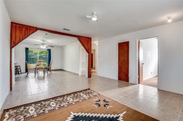 a view of a living room