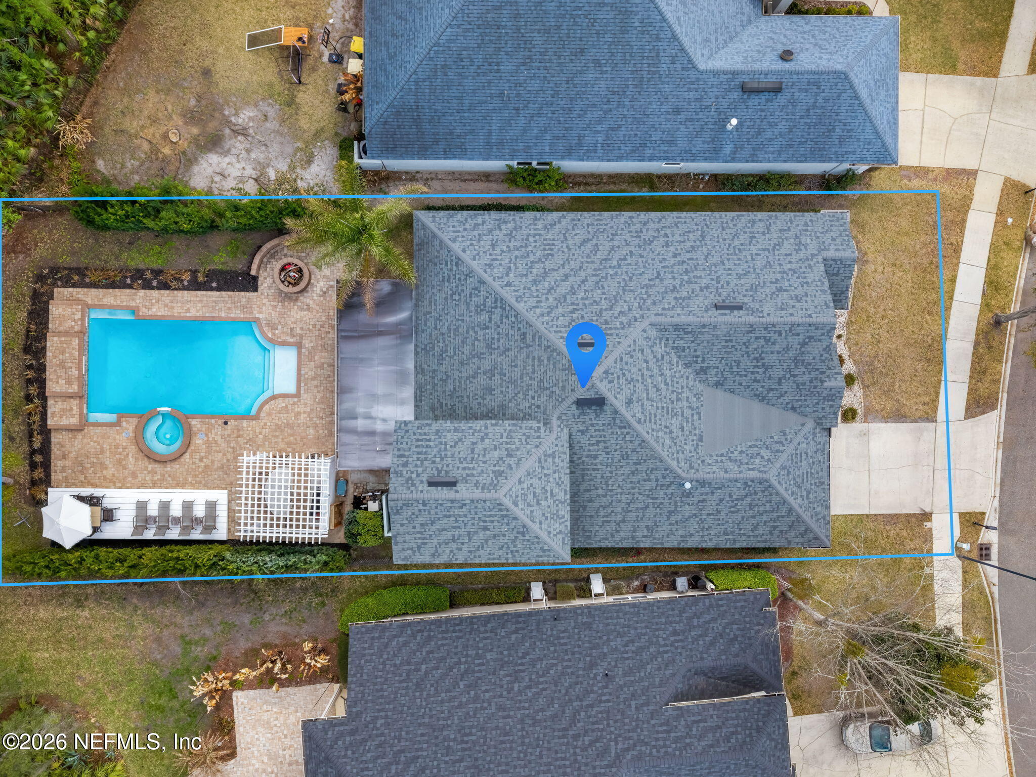 6516 Ginnie Springs Road Jacksonville, FL 32258 - Photo 58 of 68 58-web-or-mls-Aerial - Lot Line