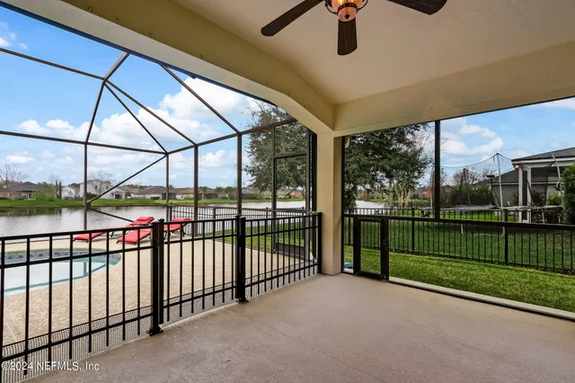 a city view from a balcony