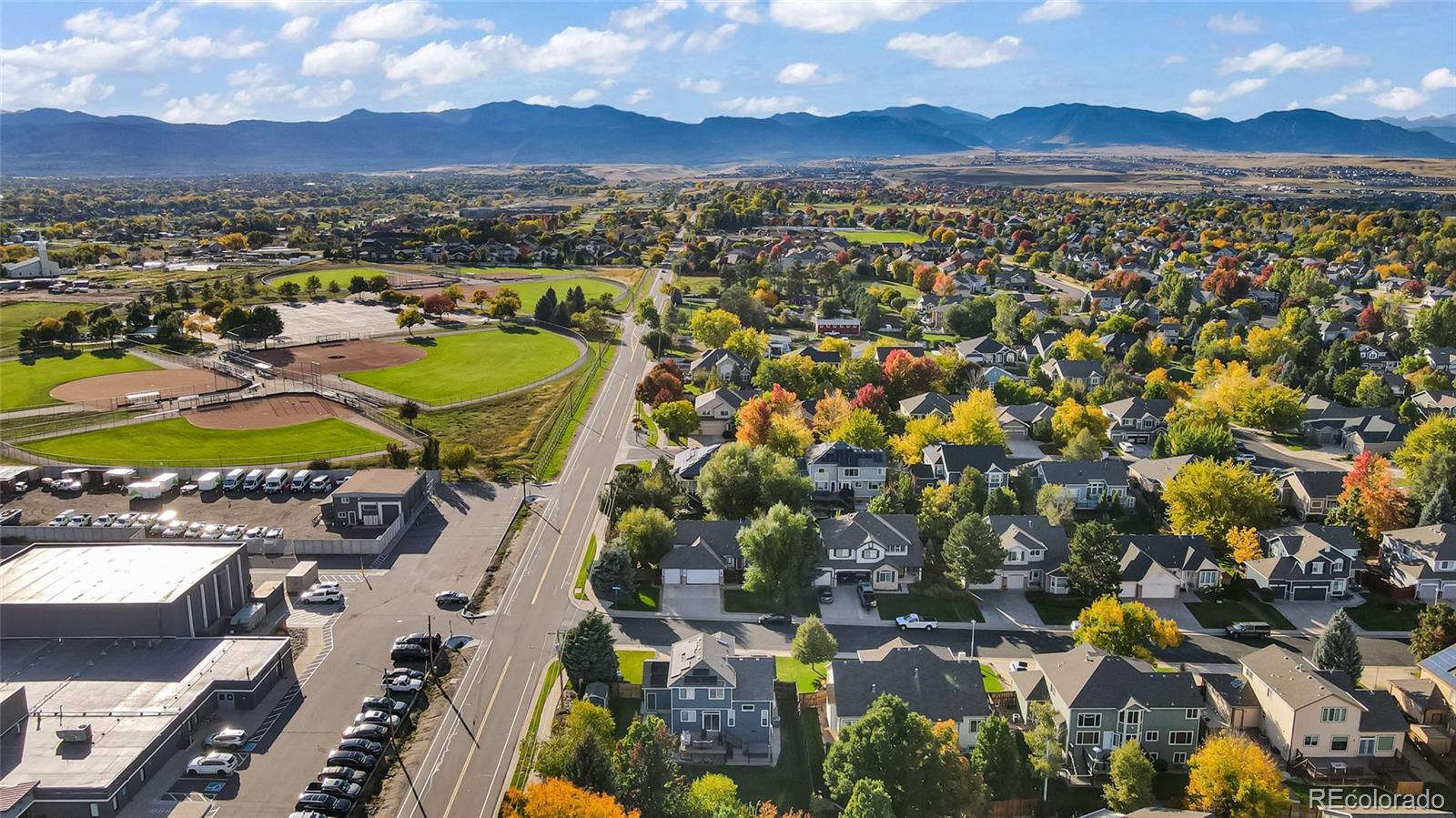 8204 Swadley Street Arvada, CO 80005 - Photo 39 of 39 an aerial view of residential houses with outdoor space