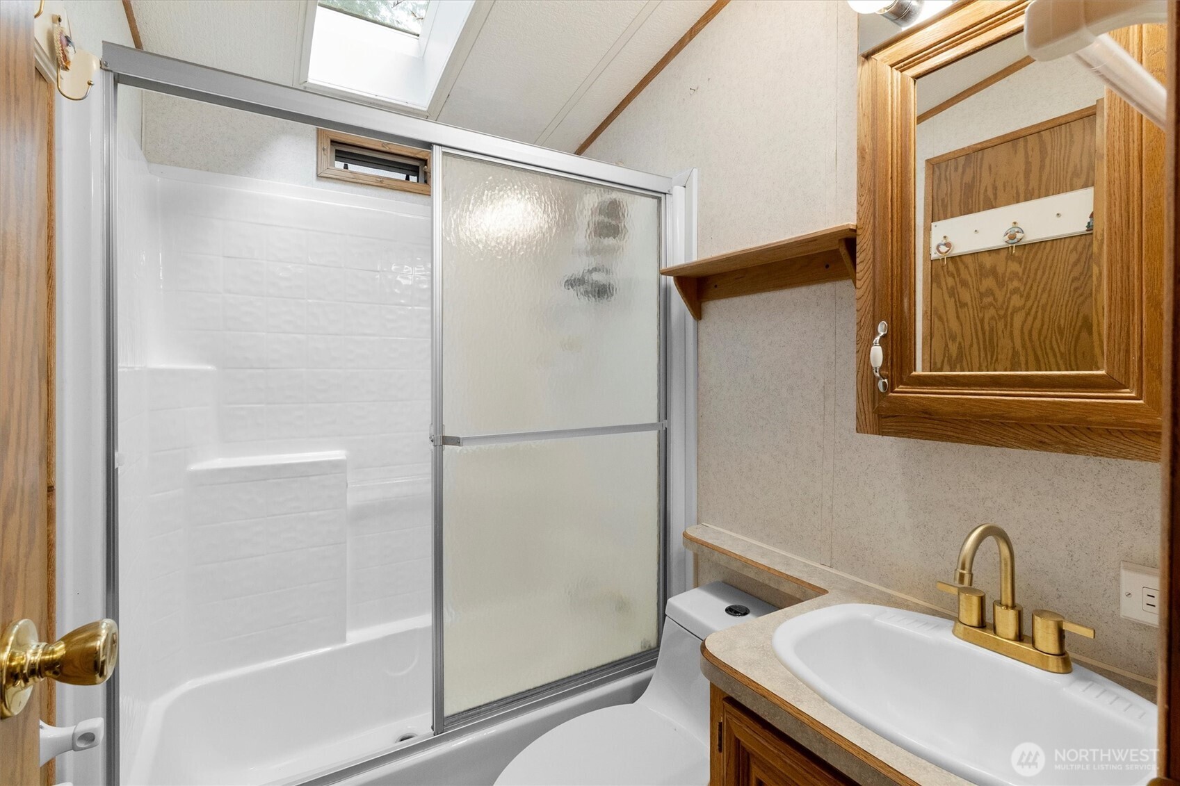 137-1 Jasper Trail Deming, WA 98244 - Photo 7 of 24 a bathroom with a shower and a sink