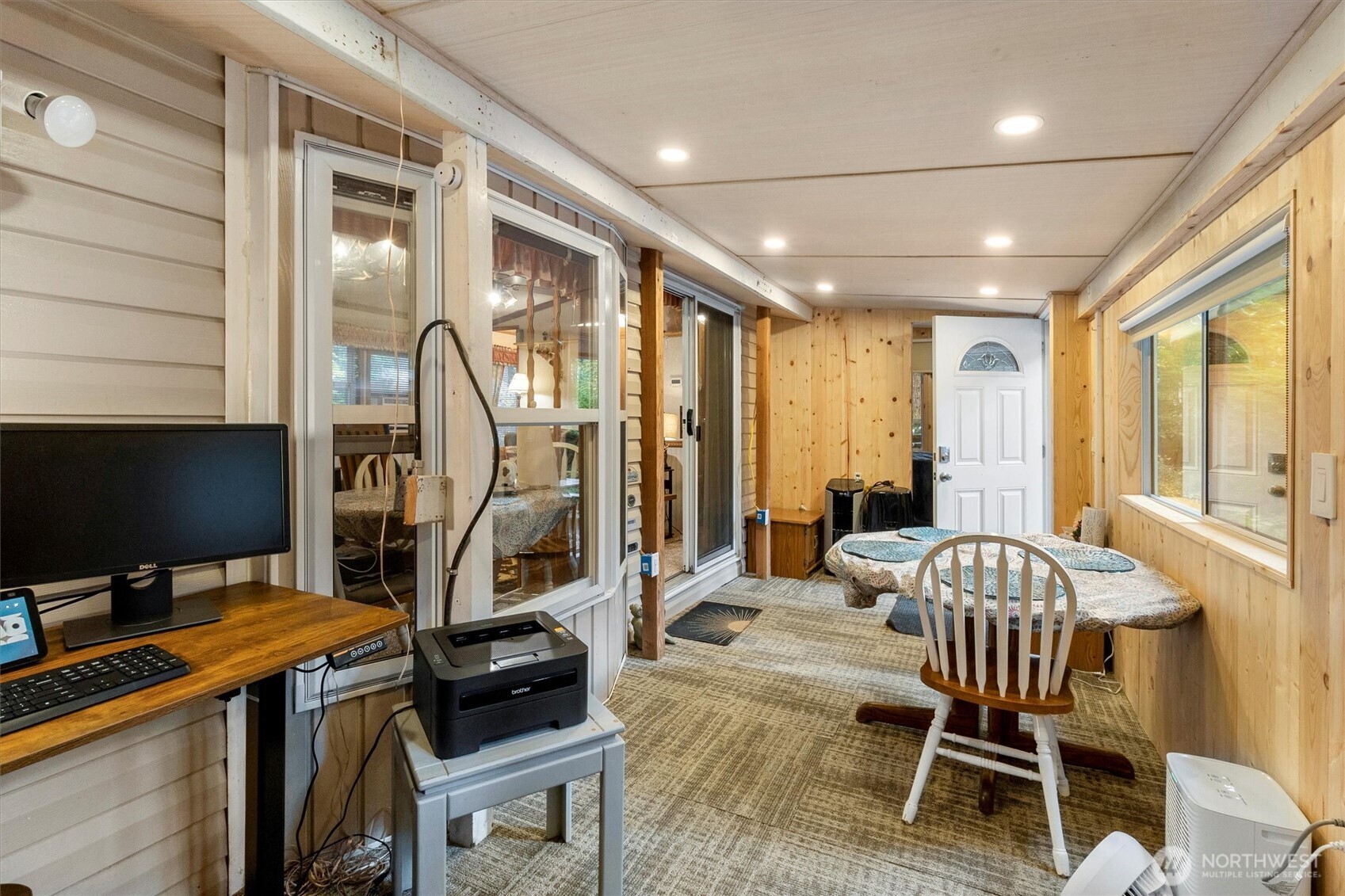 137-1 Jasper Trail Deming, WA 98244 - Photo 10 of 24 a view of a workspace with furniture and a window