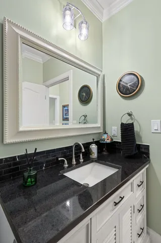 a children room with furniture and a window