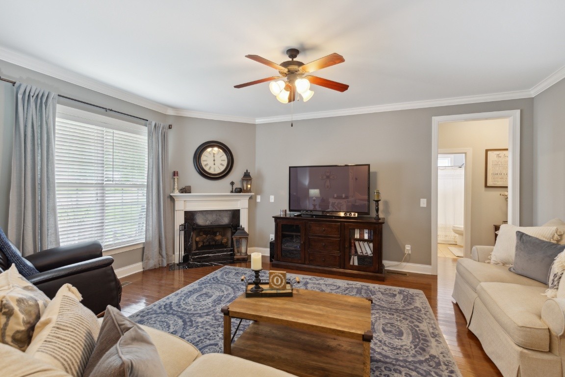 52 Abbey Road Lebanon, TN 37090 - Photo 9 of 40 a living room with furniture a fireplace and window
