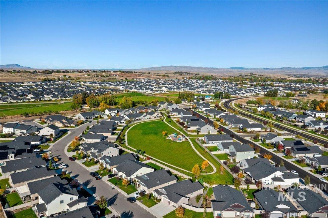 3174 North Greengate Way Star, ID 83669 - Photo 27 of 35 Aerial overview of property's location with nearby suburban area and mountains