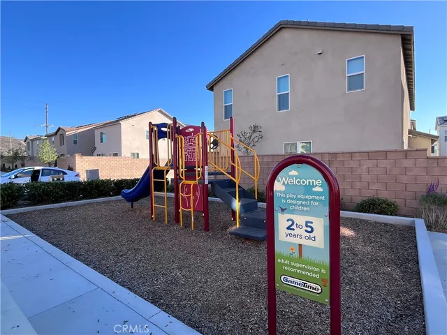 a view of a garden with an outdoor space