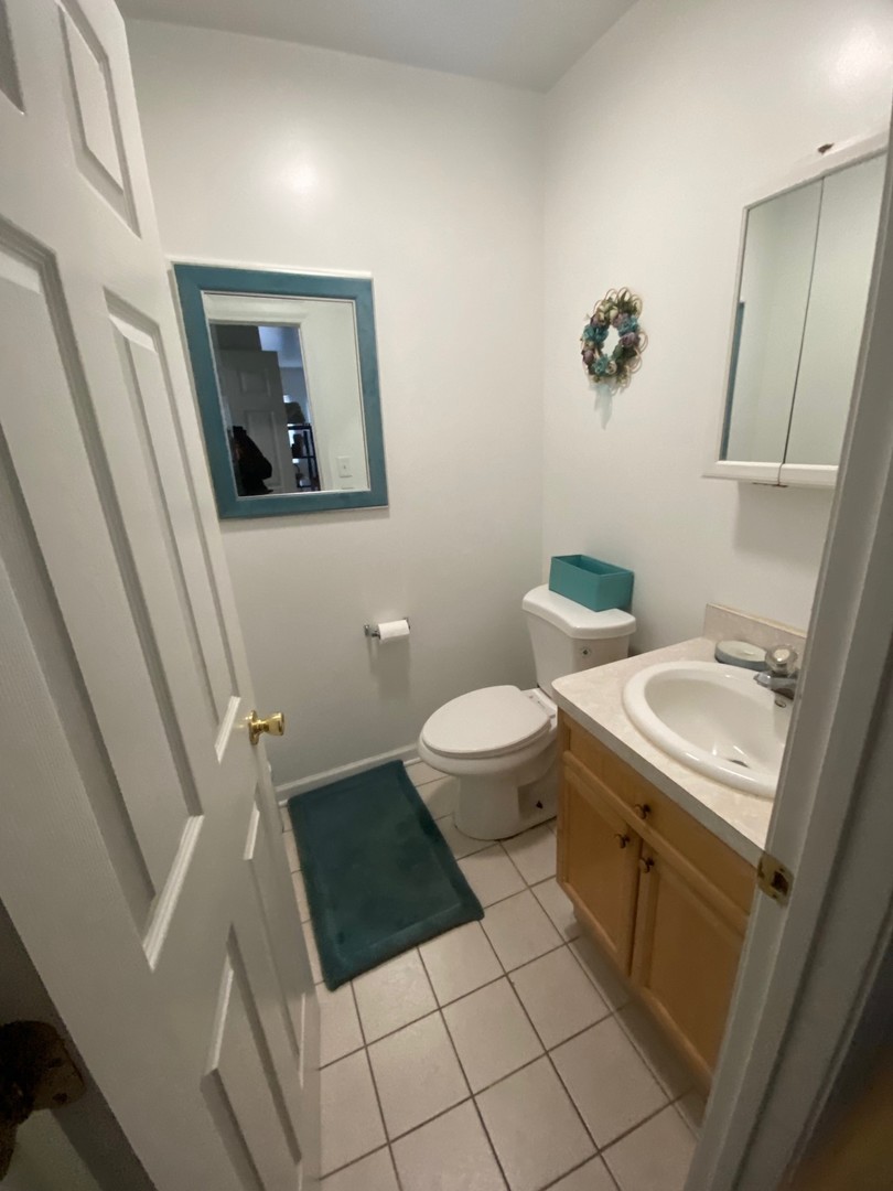 2944 Harlem Avenue, Unit 3 Riverside, IL 60546 - Photo 11 of 15 a bathroom with a sink a toilet and a mirror