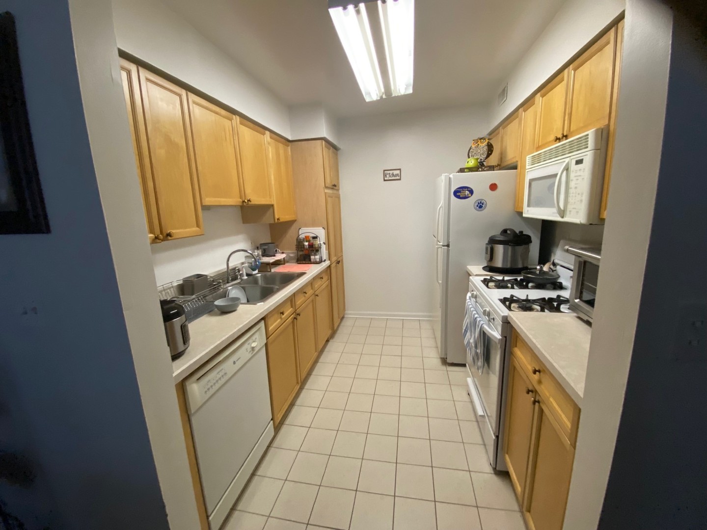2944 Harlem Avenue, Unit 3 Riverside, IL 60546 - Photo 8 of 15 a kitchen with stainless steel appliances granite countertop a stove a sink and a refrigerator