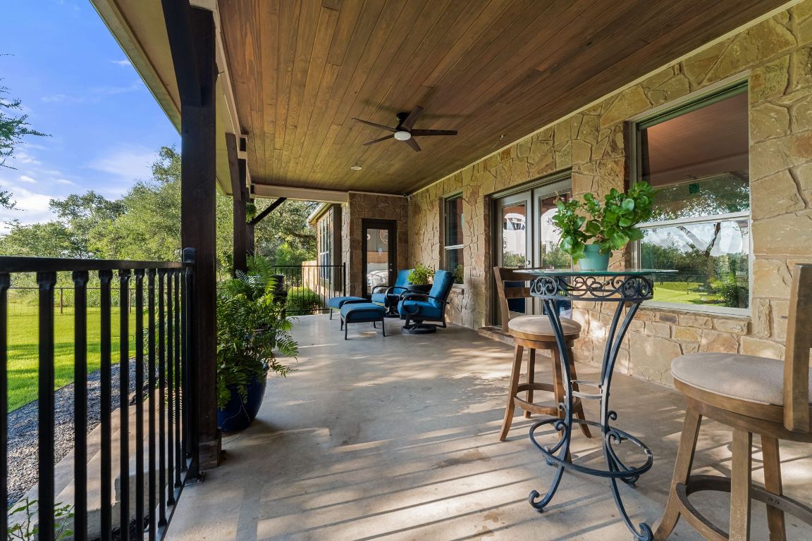 4204 Arthur Circle Leander, TX 78641 - Photo 6 of 40 a patio with table and chairs