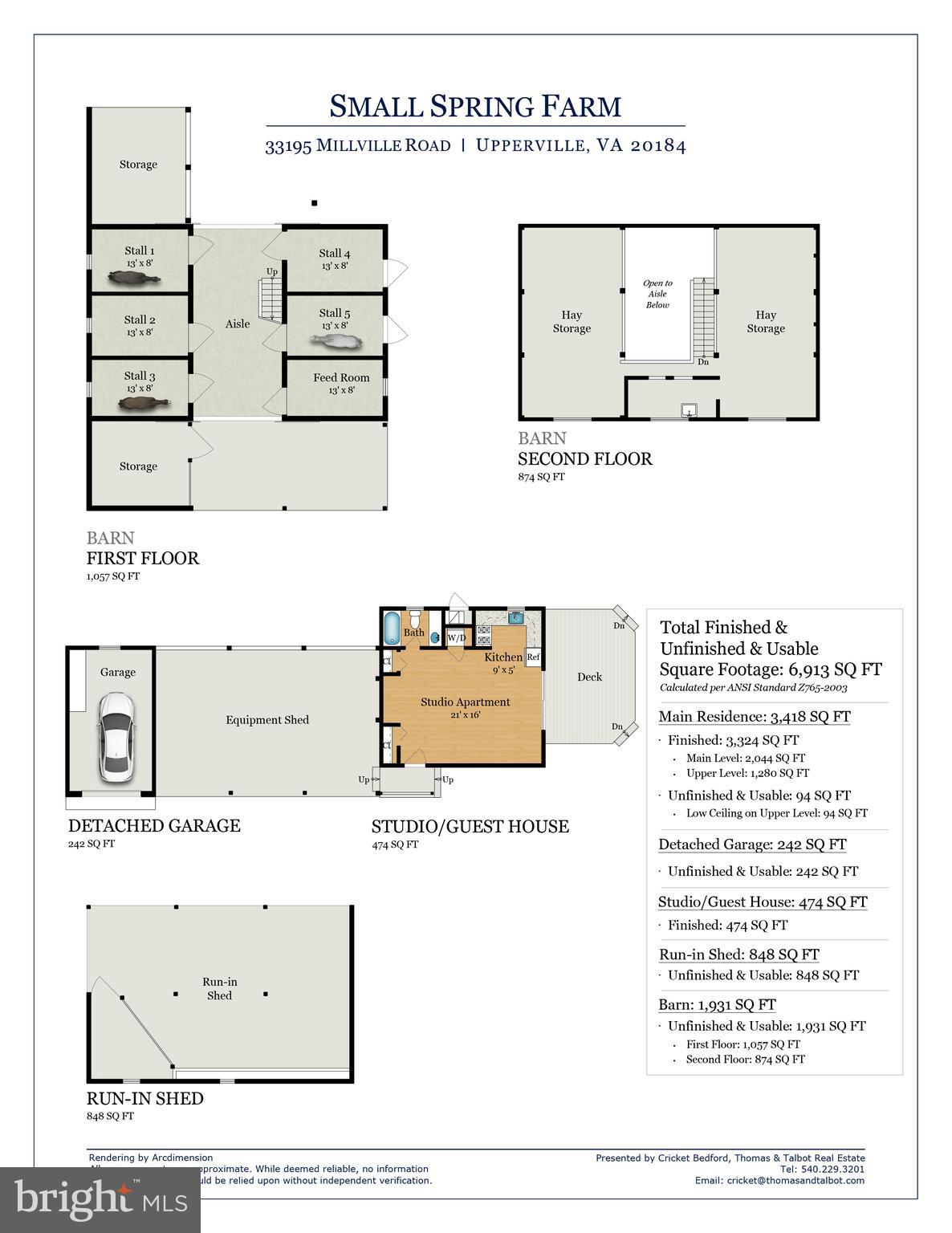 33195 Millville Road Upperville, VA 20184 - Photo 76 of 76 Small Spring Floor Plan 2