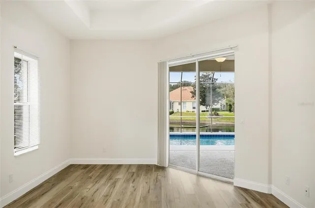 a bathroom with a tub and shower
