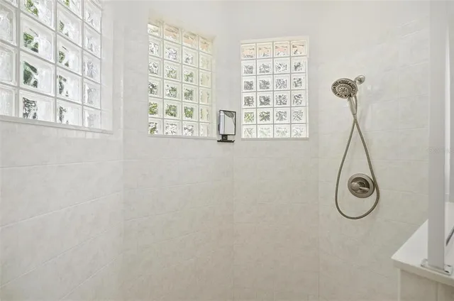 a view of swimming pool with a yard