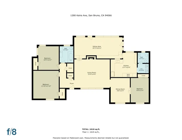 $1,350,000 | 1280 Kains Avenue, San Bruno, CA 94066