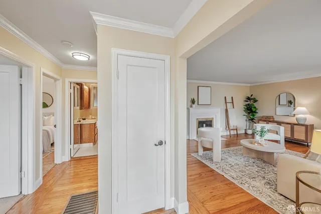 a view of a living room