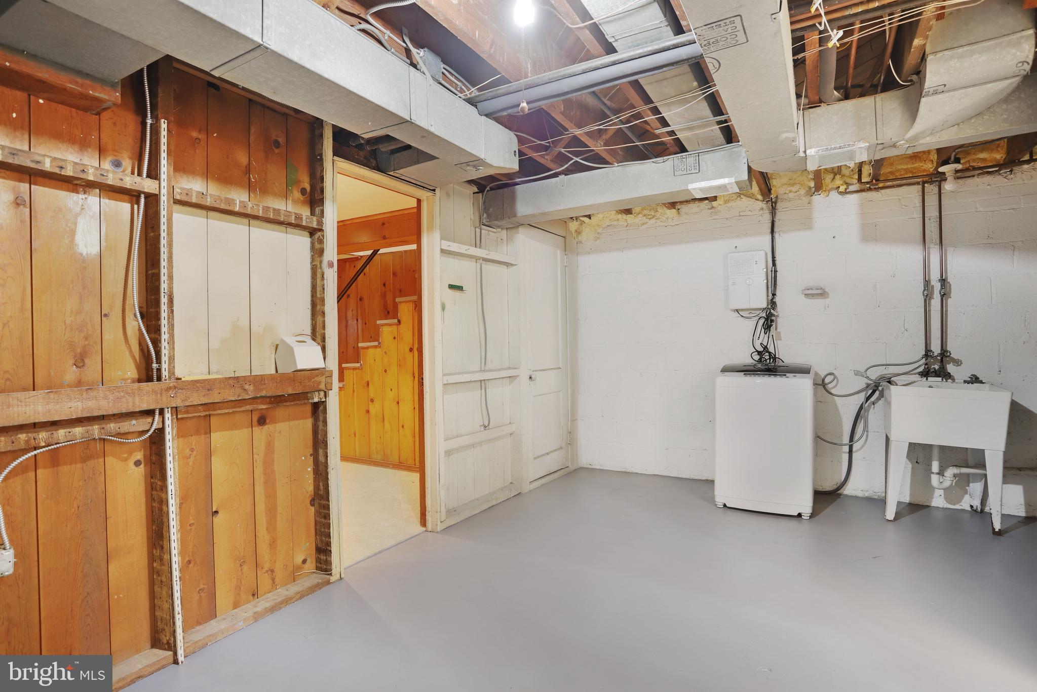 3710 Jocelyn Street Northwest Washington, DC 20015 - Photo 17 of 26 Lower level utility room with laundry