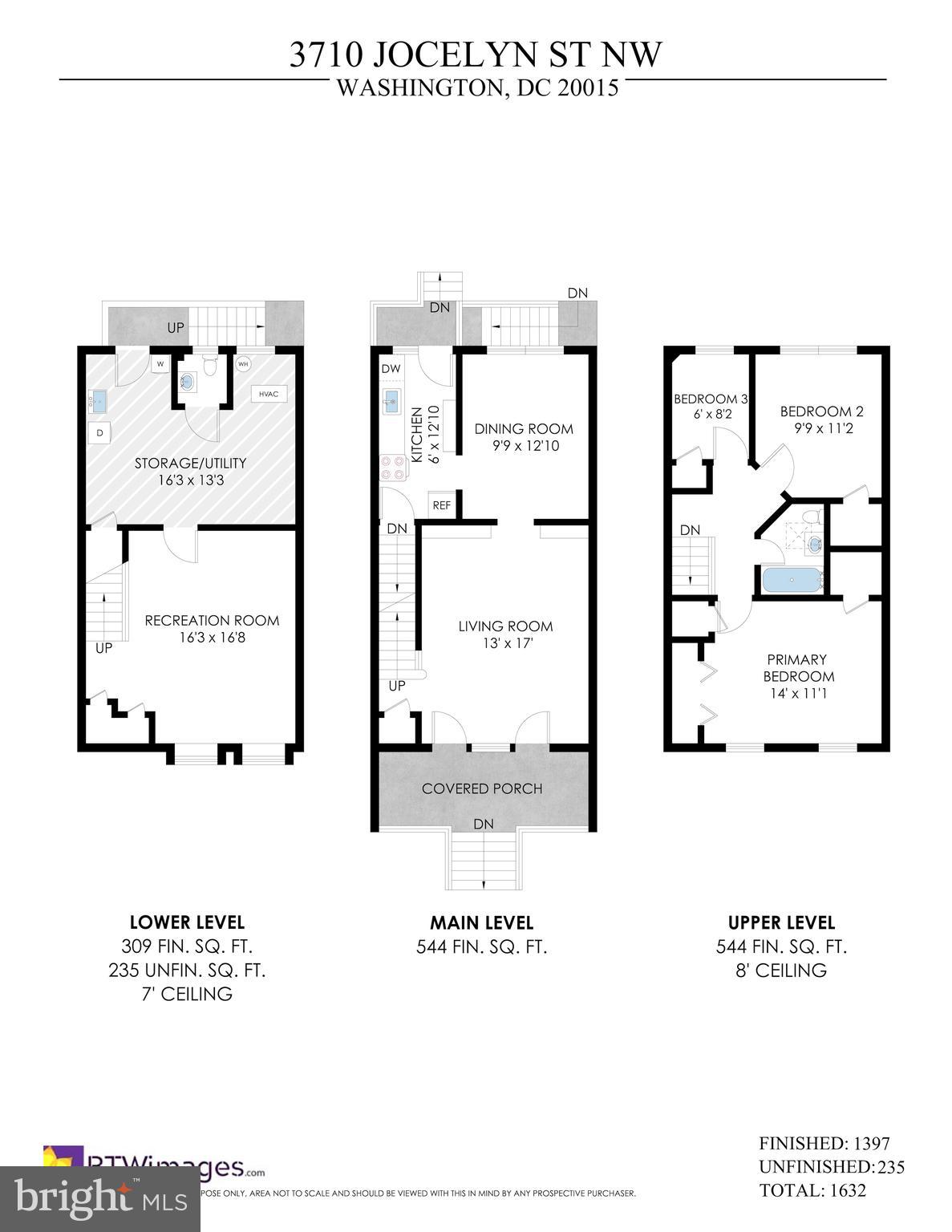 3710 Jocelyn Street Northwest Washington, DC 20015 - Photo 26 of 26 Floor Plan
