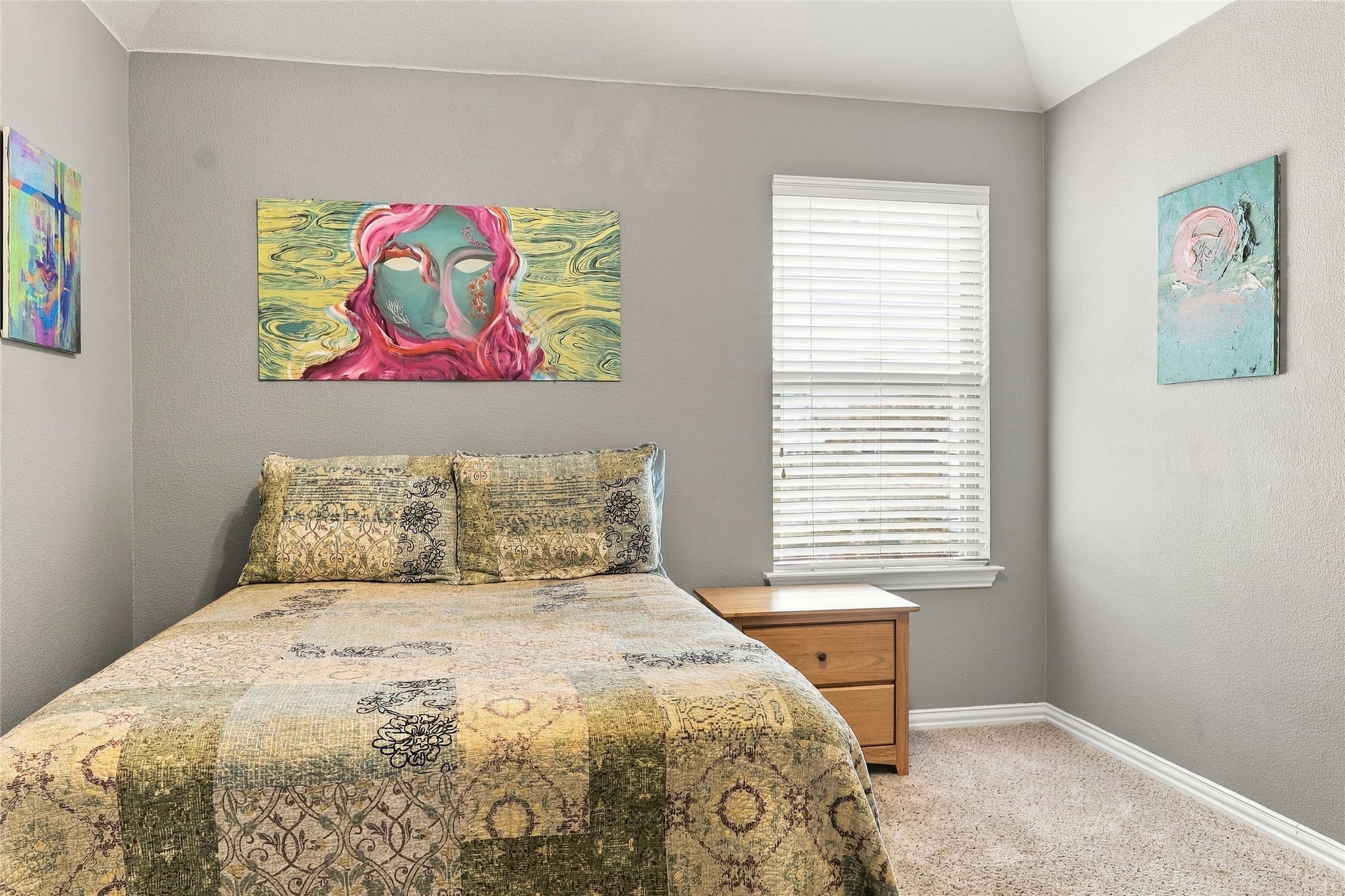320 Fort Cobb Way Georgetown, TX 78628 - Photo 23 of 37 A quiet bedroom offers soft carpeting and a window overlooking the outdoors.