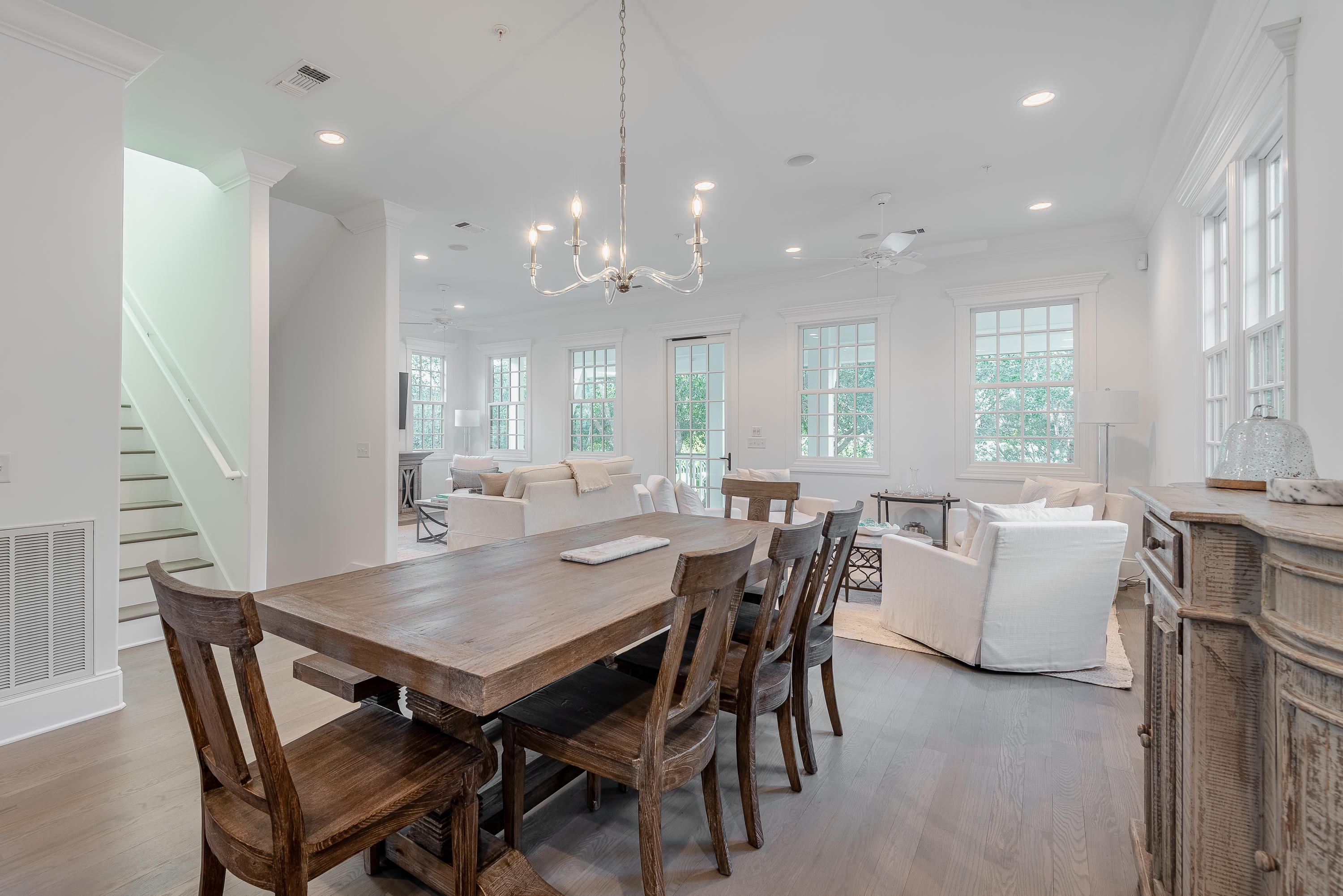 59 West Water Street Inlet Beach, FL 32461 - Photo 14 of 45 a view of a dining area with furniture and window