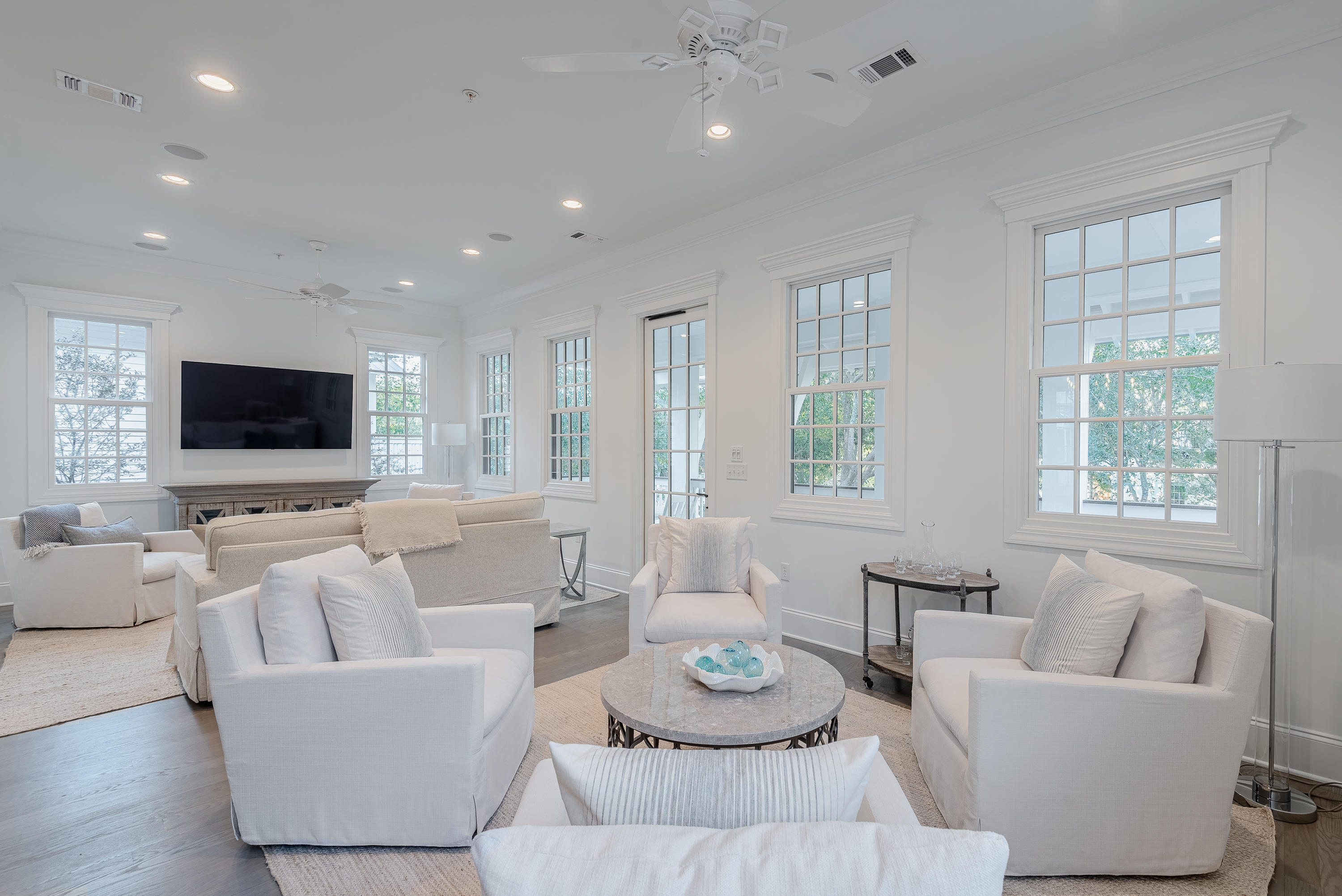 59 West Water Street Inlet Beach, FL 32461 - Photo 15 of 45 a living room with furniture and a flat screen tv