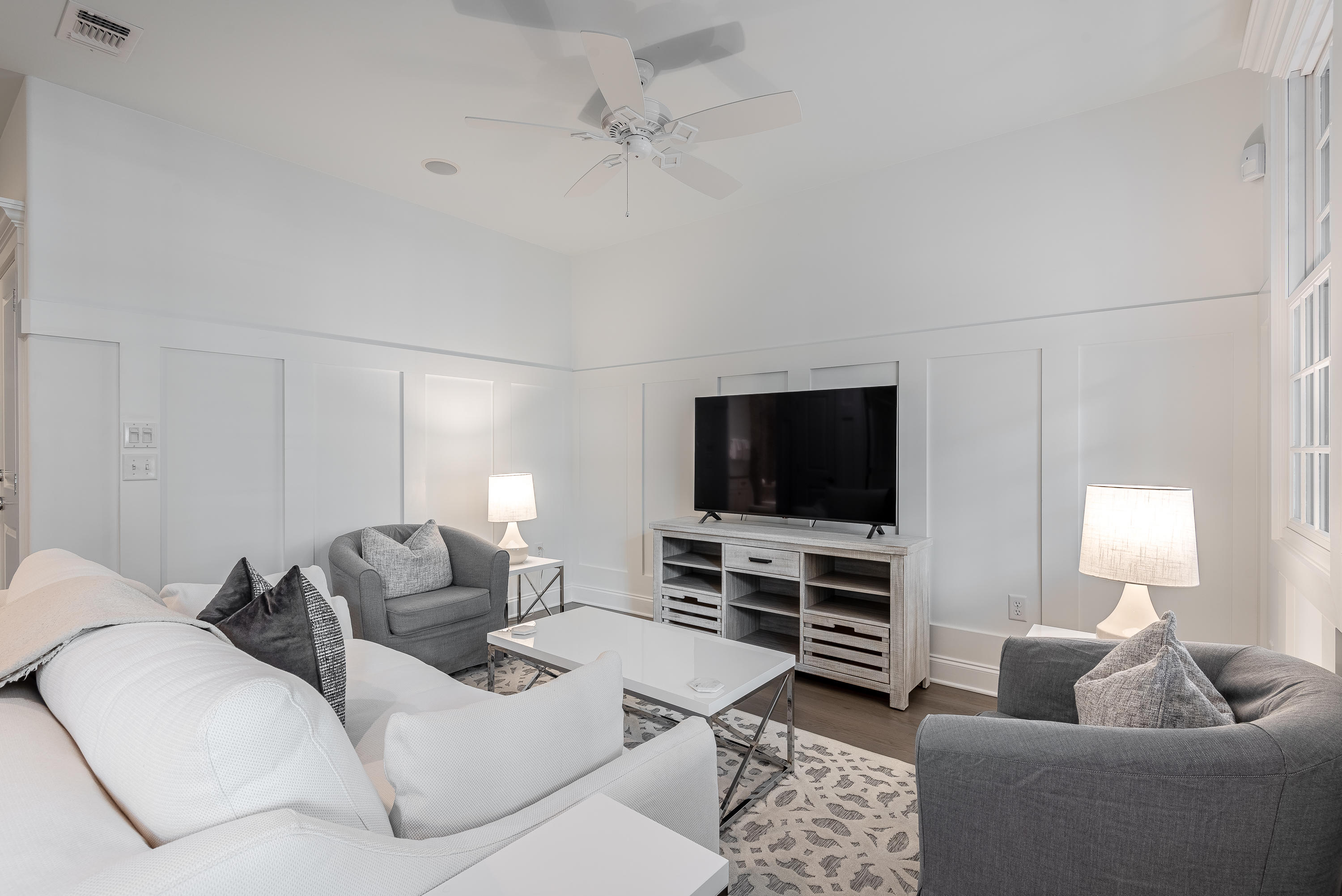 59 West Water Street Inlet Beach, FL 32461 - Photo 5 of 45 a living room with furniture and a flat screen tv