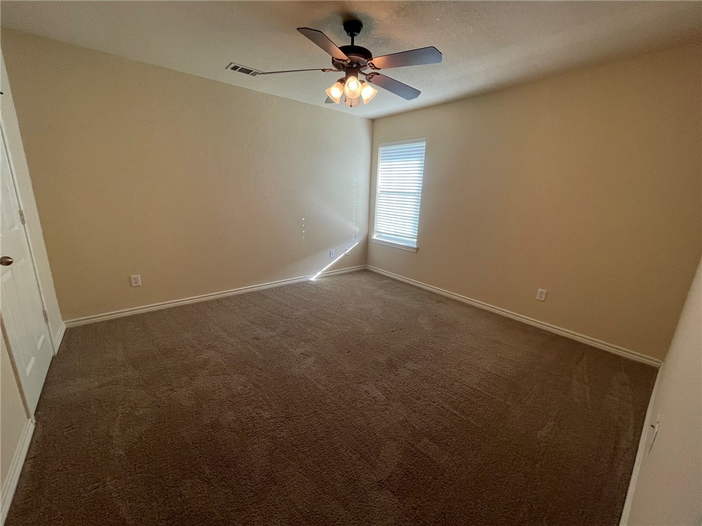 3522 Paloma Ridge Drive College Station, TX 77845 - Photo 8 of 10 an empty room with windows and fan chandelier fan