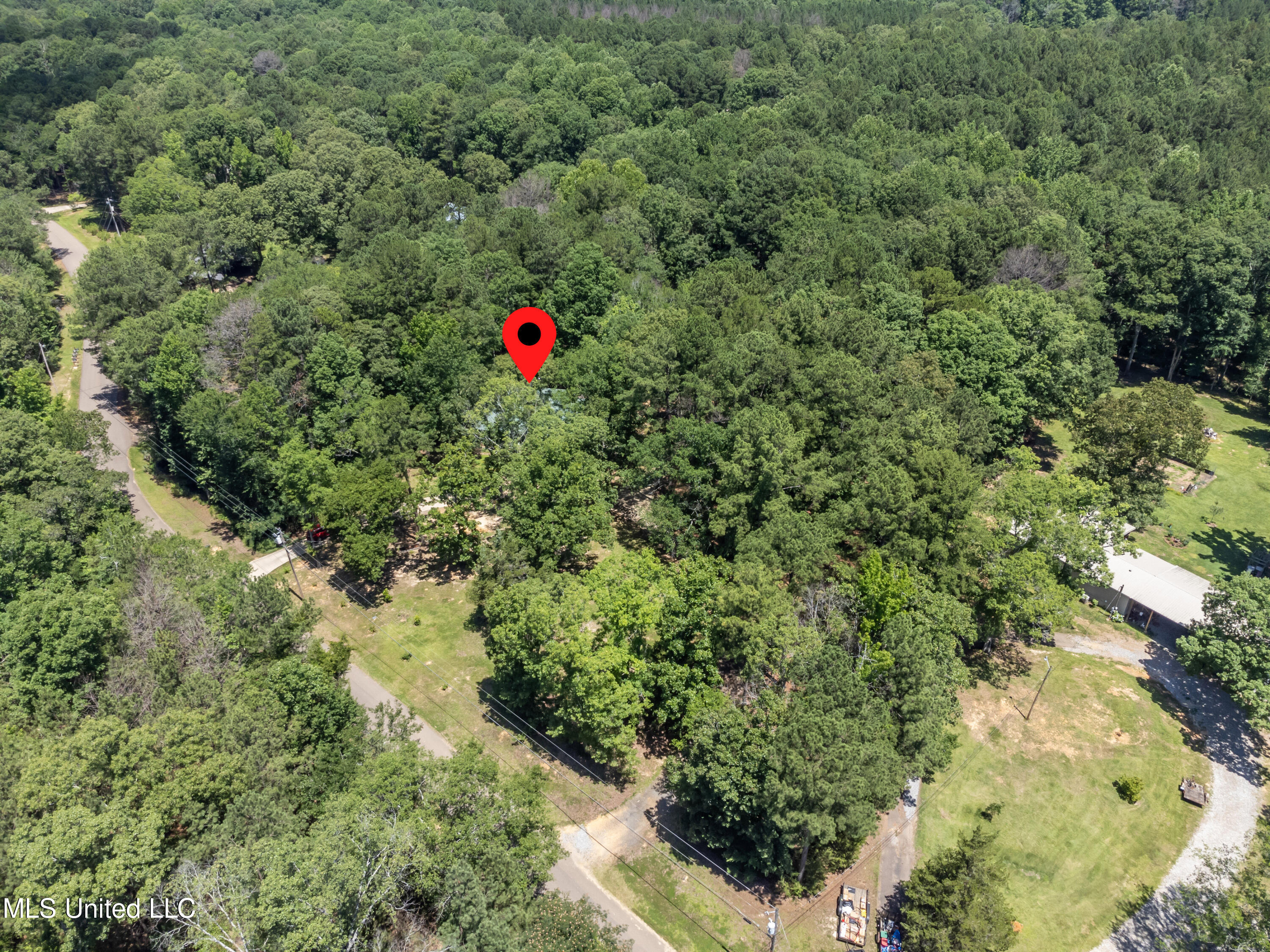 245 Coon Hunters Road Brandon, MS 39042 - Photo 67 of 70 245 Coon Hunters Road drone-2_w marker